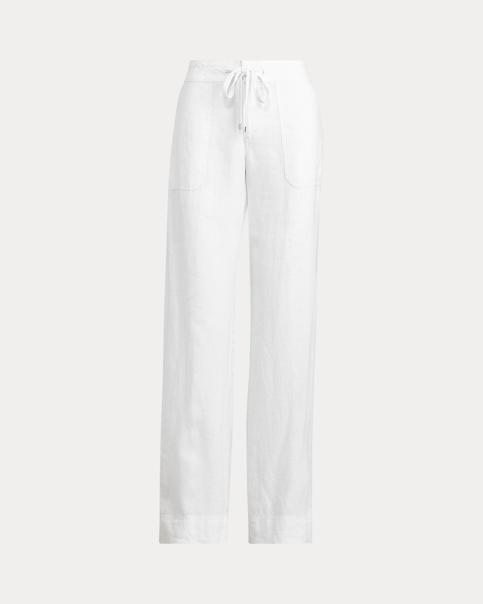 Wide Leg Linen Trousers