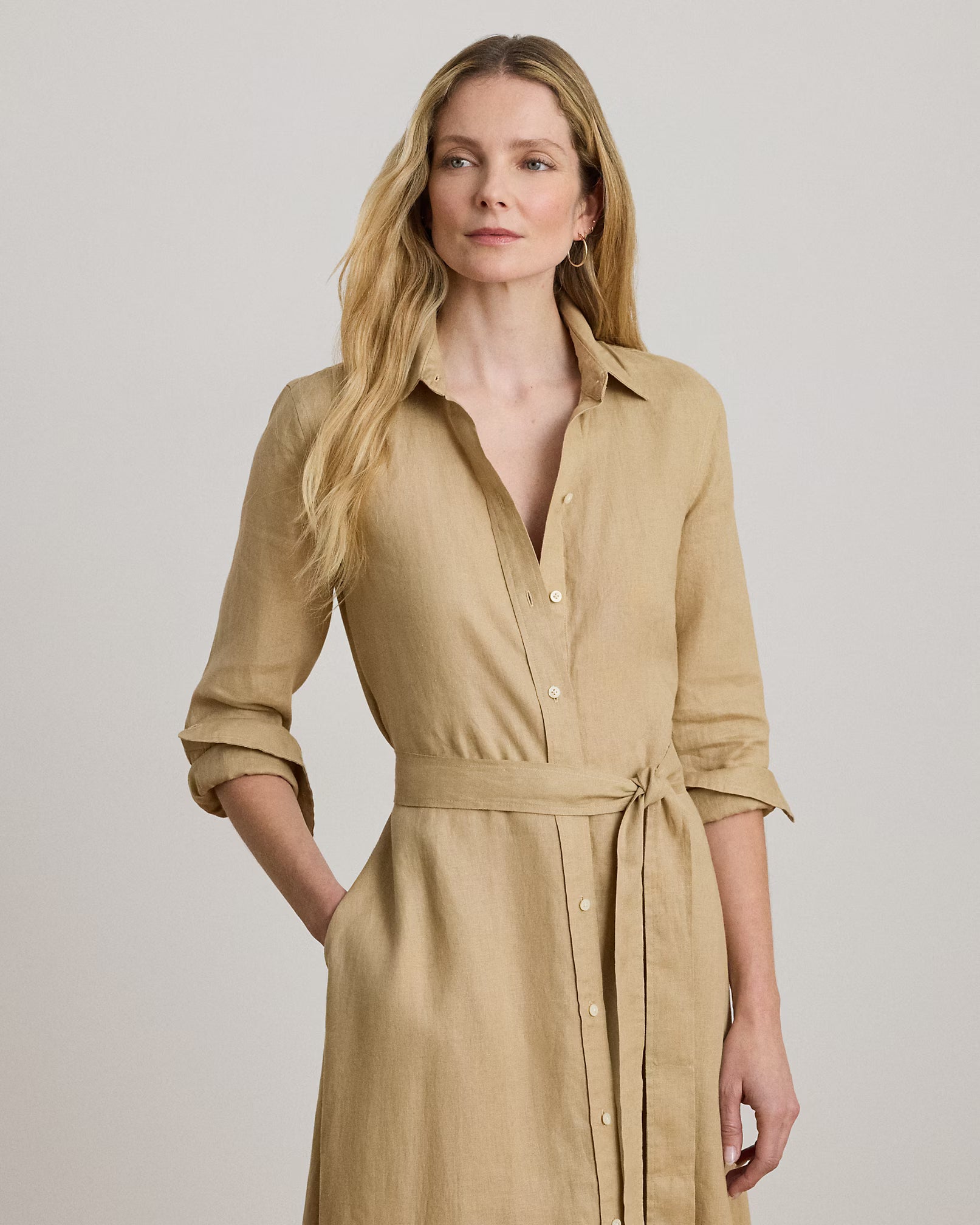 Linen Shirt Dress