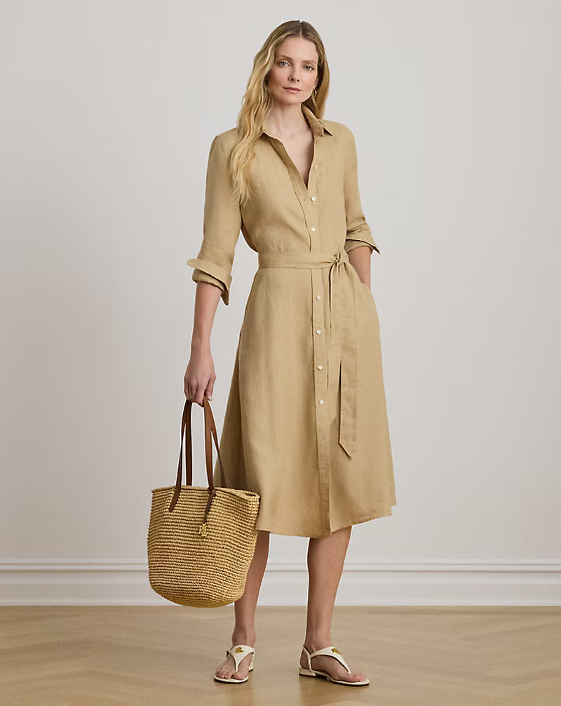 Linen Shirt Dress