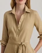 Linen Shirt Dress