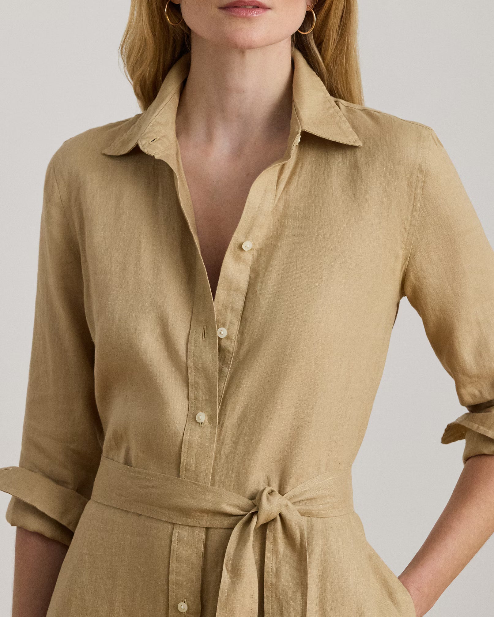 Linen Shirt Dress