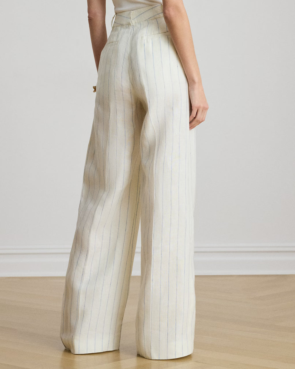 Linen Striped Pants