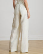 Linen Striped Pants