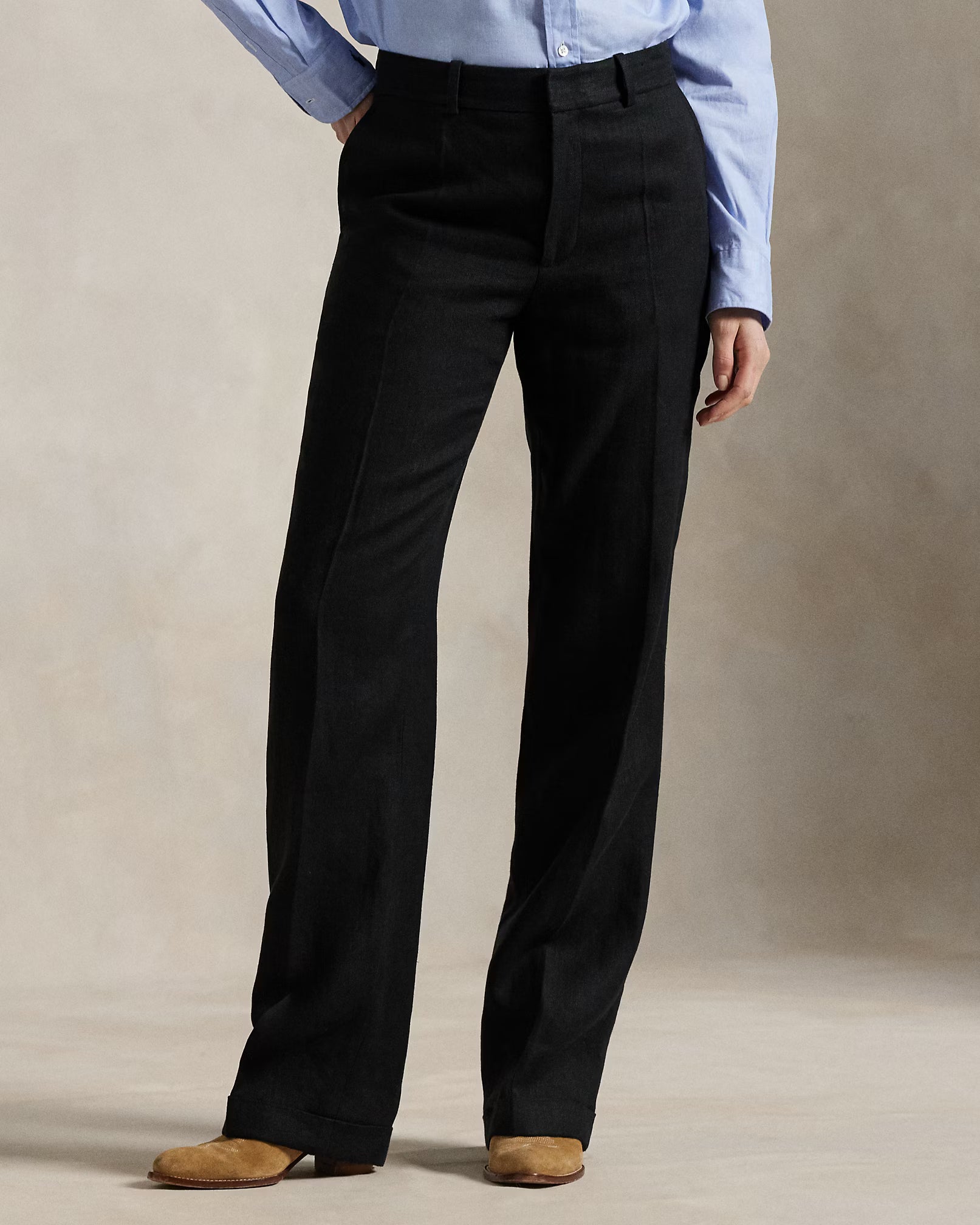 Straight Fit Trousers