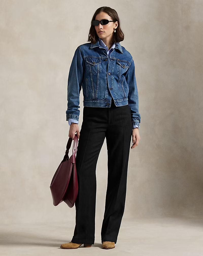 Straight Fit Trousers
