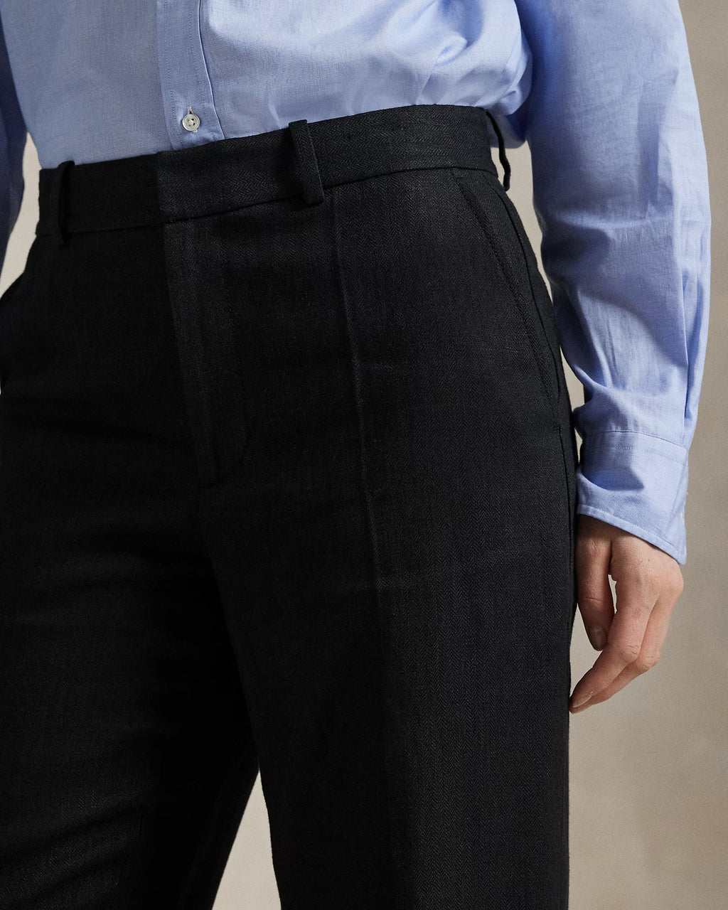 Straight Fit Trousers