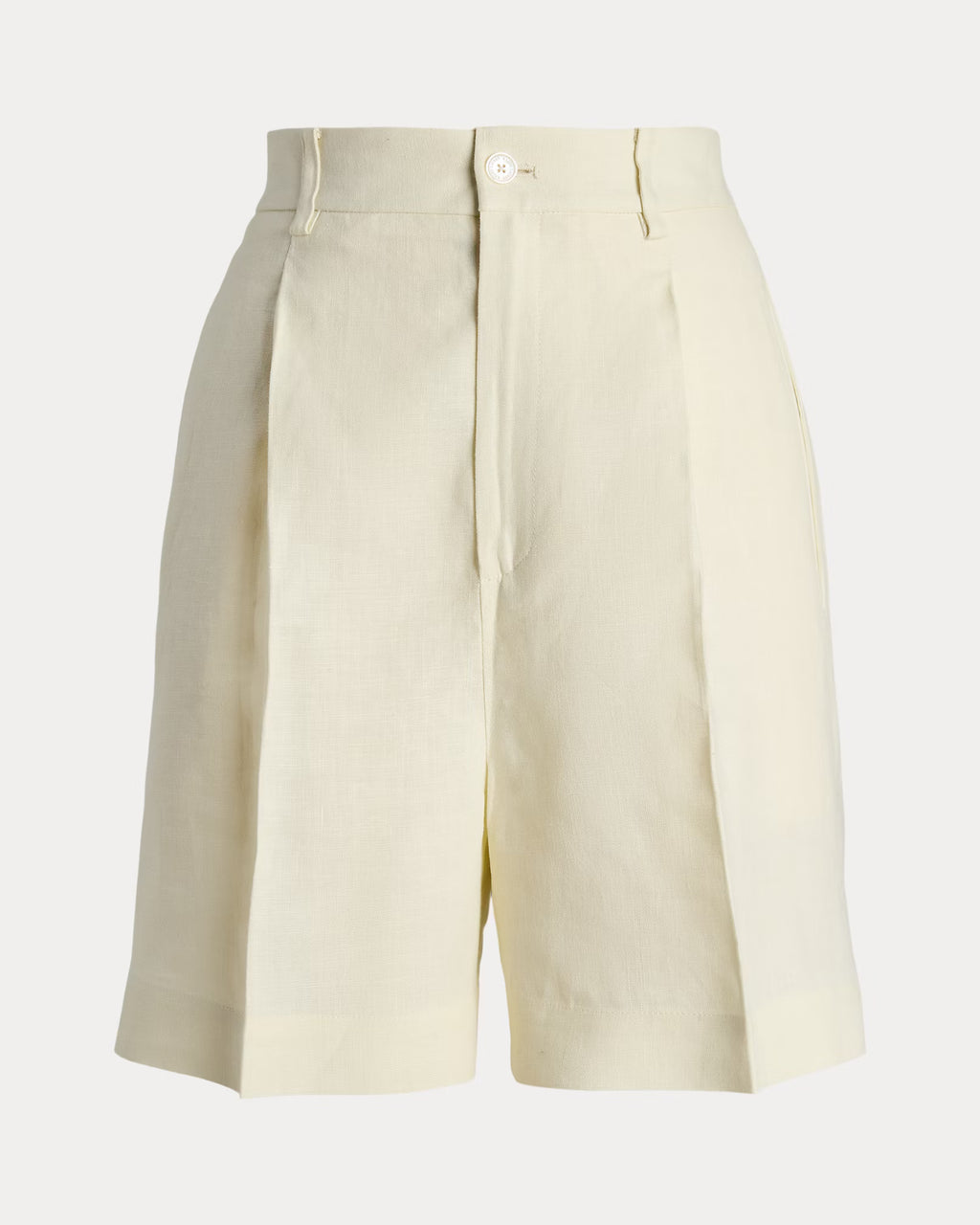 Pleated Linen Short